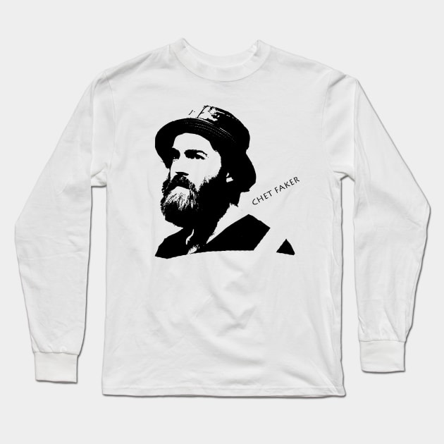 Chet Faker Long Sleeve T-Shirt by GramophoneCafe